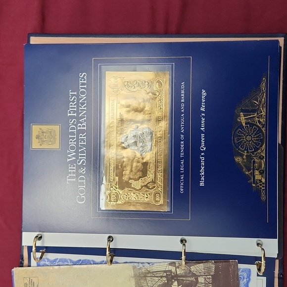 Vintage Collectible- Book of 15 Ships of $100 Gold & Silver Banknotes - Picture 4 of 4